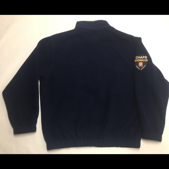 Sold❌90s Ralph Lauren fleece jacket L Chaps - Picture 8 of 8
